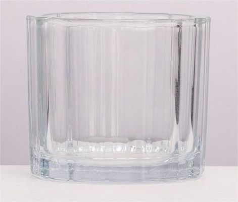 270ml Glass Votive Candle Holders Transparent Round Votive Candle Holders