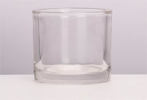 270ml Elegant Transparent Ribbed Glass Votive Candle Holders for Wedding