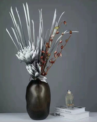 H26cm Modern Glass Vase Home Decor Transparent Elegant Flower Display
