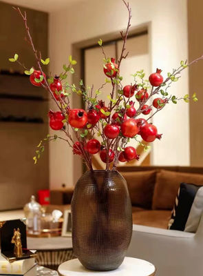 H26cm Modern Glass Vase Home Decor Transparent Elegant Flower Display