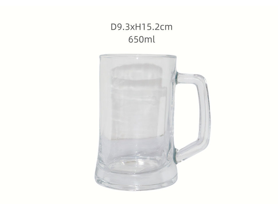560ml Hoshine Joy Clear Glass Drinking Cups Ideal for Daily Use