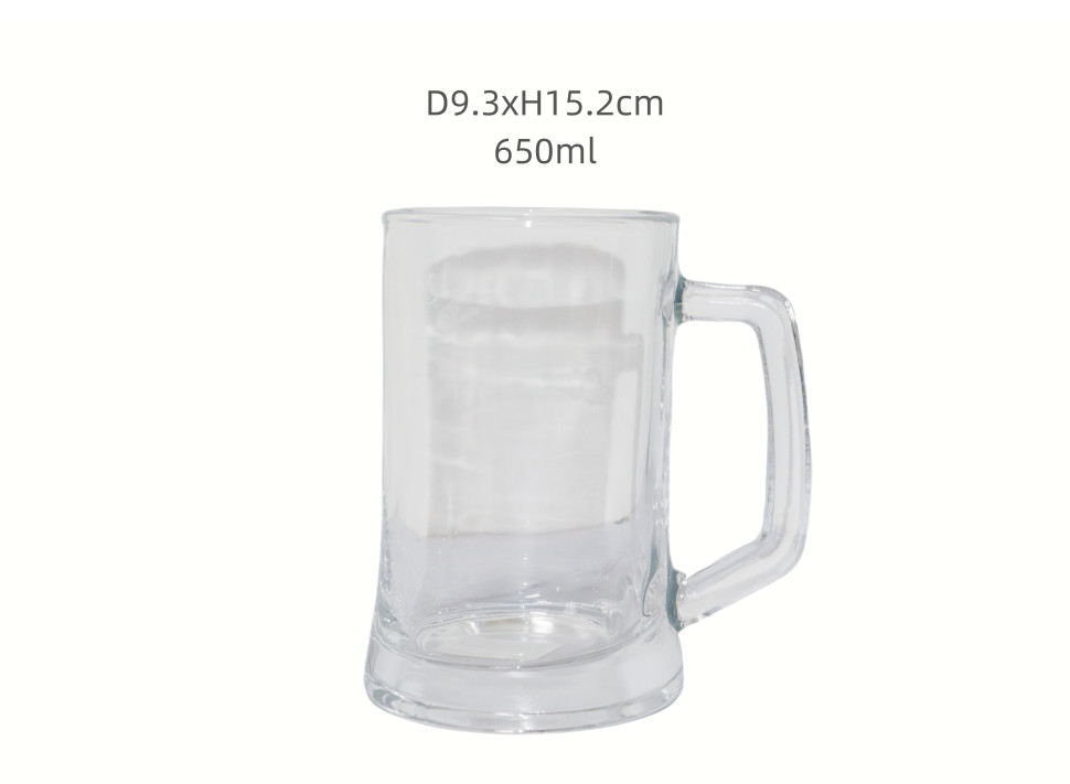 560ml Hoshine Joy Clear Glass Drinking Cups Ideal for Daily Use